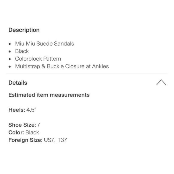 miu miu Authentic Black White Color Block Marble Wedge High Heels Sandals 7 - Picture 6 of 8